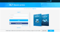 Desktop Screenshot of my.f-secure.com