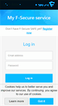 Mobile Screenshot of my.f-secure.com